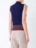 ribbed contrast tank