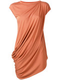 asymmetric draped vest top