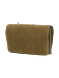 metallic embellished crossbody bag