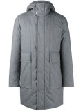 padded hooded coat