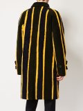 striped shearling coat