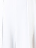pleat detail V-neck jumpsuit