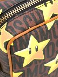 星星logo印花手拿包