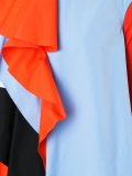 asymmetric ruffle dress 