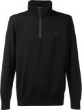high neck zipped jumper