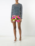 floral print shorts