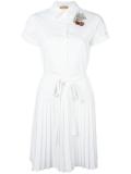pleated shirt dress