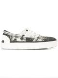 vulcanised smoke print sneakers