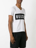 distressed logo T-shirt 