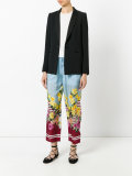 floral print trousers