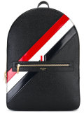 diagonal stripe backpack