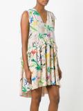 floral print V-neck dress