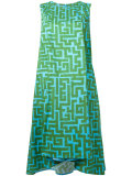 Labyrinth print dress