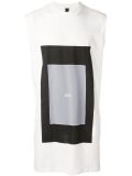 square print tank top 