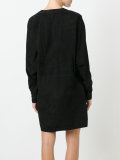 v-neck mini dress