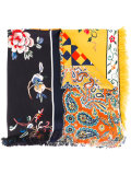floral print scarf