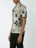 floral print shortsleeved shirt