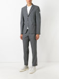 logo plaque button front blazer