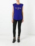 logo sleeveless T-shirt
