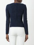 suede zip jacket 