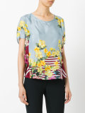 floral print blouse