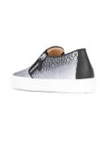 snakeprint slip-on sneakers