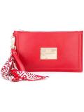 scarf detail clutch