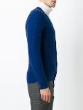 jacquard v neck cardigan