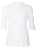ruffled trim blouse 