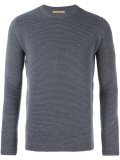 ribbed crew neck jumper