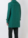 single breasted midi coat 