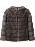 reversible zipped jacket