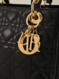 'Lady Dior'中号手提包