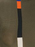 colour block pleated top