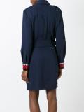 belted shirt dress