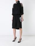 lace insert dress