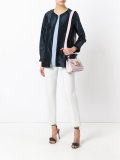 collarless jacket