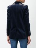 embellished velvet blazer