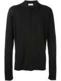 polo collar cardigan
