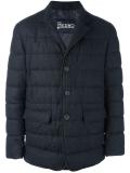 flap pockets quilted jacket