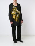 正面印花细节超大T恤