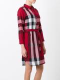 house check shirt dress