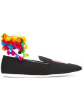 NY pom pom slippers 