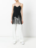 lace hem slip top