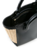 small woven tote bag