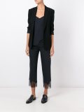lace hem trousers
