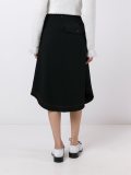 缝饰细节A字形半身裙