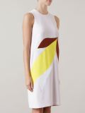 sleeveless panelled cocktail dress