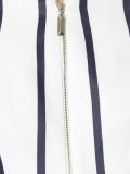 striped panelled blazer