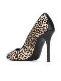 cheetah print pony hair pumps